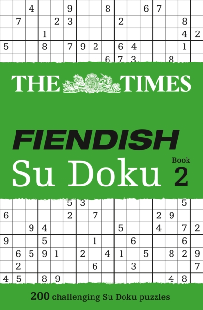 The Times Fiendish Su Doku Book 2