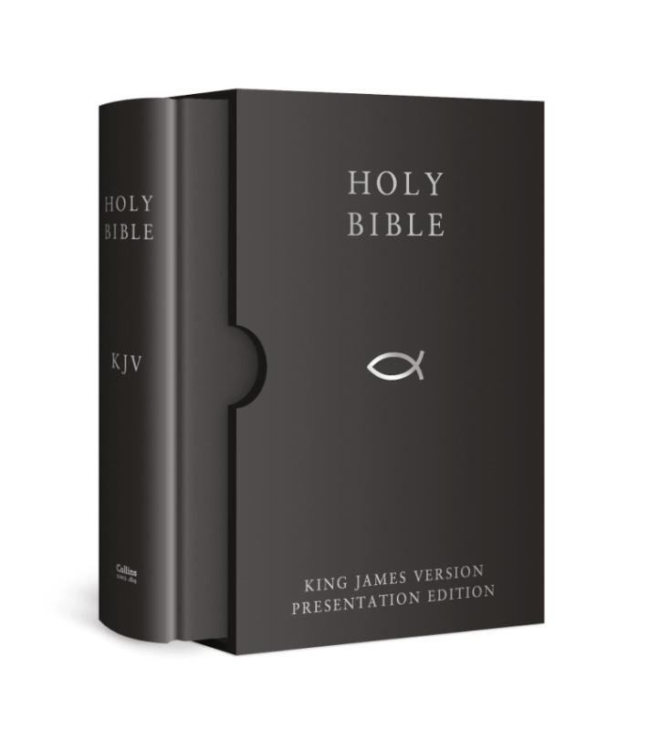HOLY BIBLE: King James Version (KJV) Black Presentation Edition