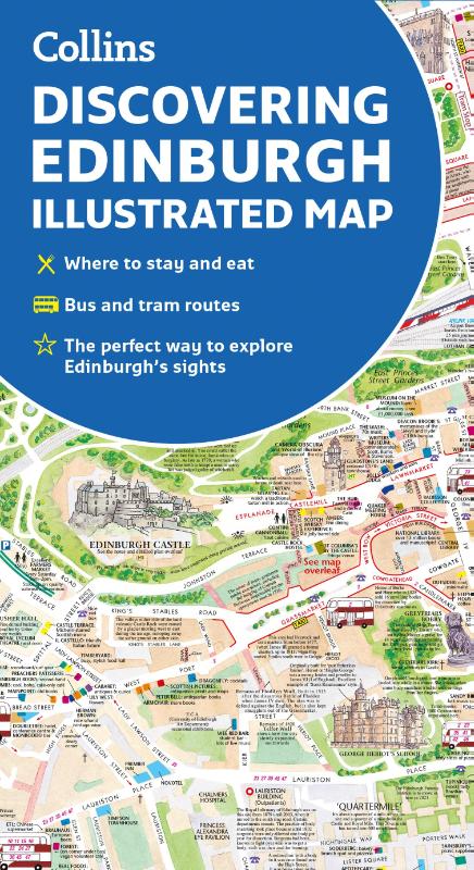 Discovering Edinburgh Illustrated Map