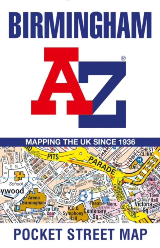 Birmingham A-Z Pocket Street Map