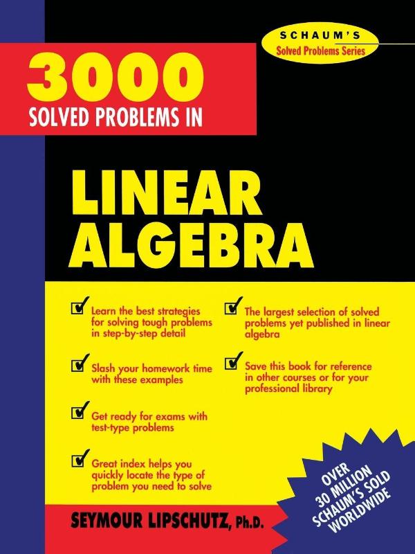 3,000 Solved Problems in Linear Algebra