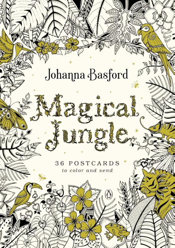 Basford, J: Magical Jungle: 36 Postcards to Color and Send