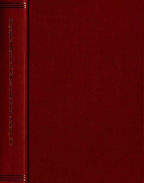 Biographical Memoirs of Fellows of the British Academy, XIV