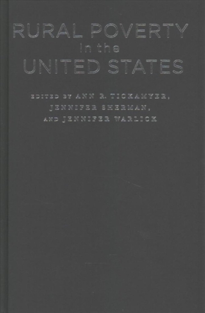 Rural Poverty in the United States