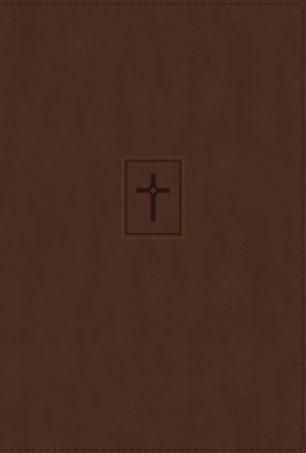 Niv, Thinline Bible, Large Print, Leathersoft, Brown, Red Letter, Thumb Indexed, Comfort Print