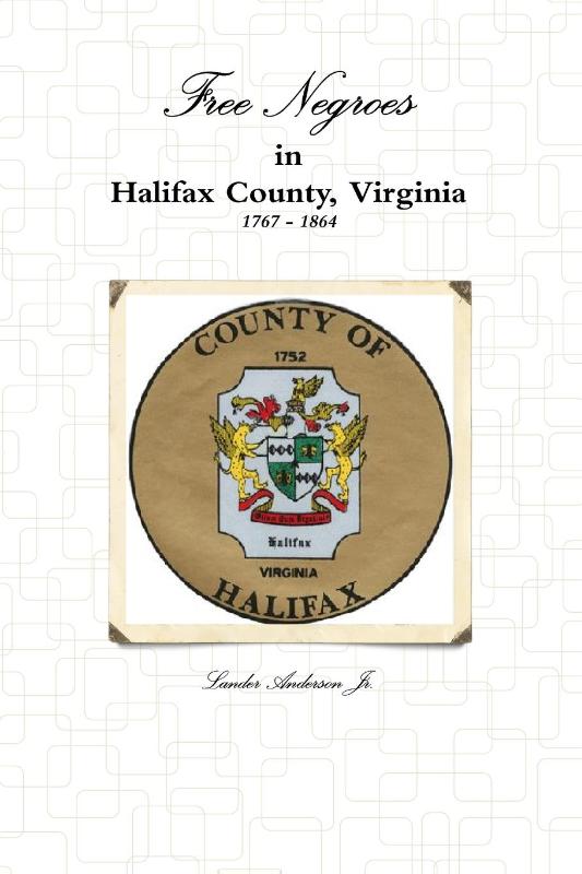 Free Negroes in Halifax Virginia