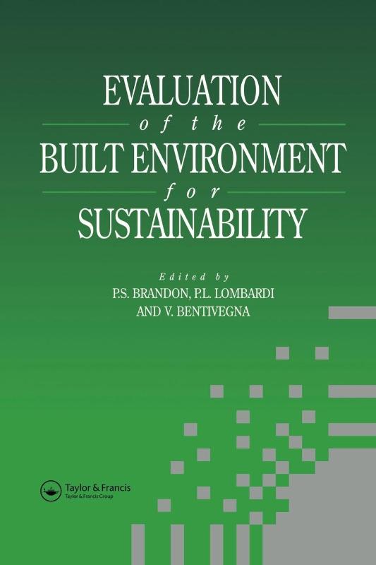 Evaluation of the Built Environment for Sustainability