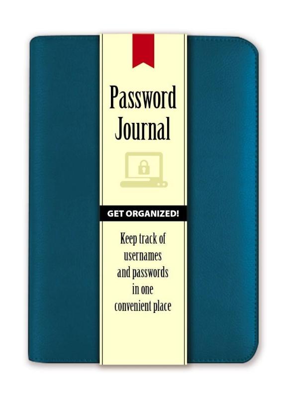 Password Journal: Caribbean Blue