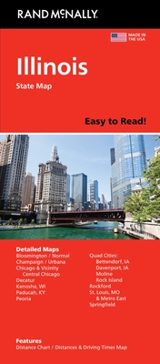 Rand Mcnally: Rand McNally Easy to Read: Illinois State Map