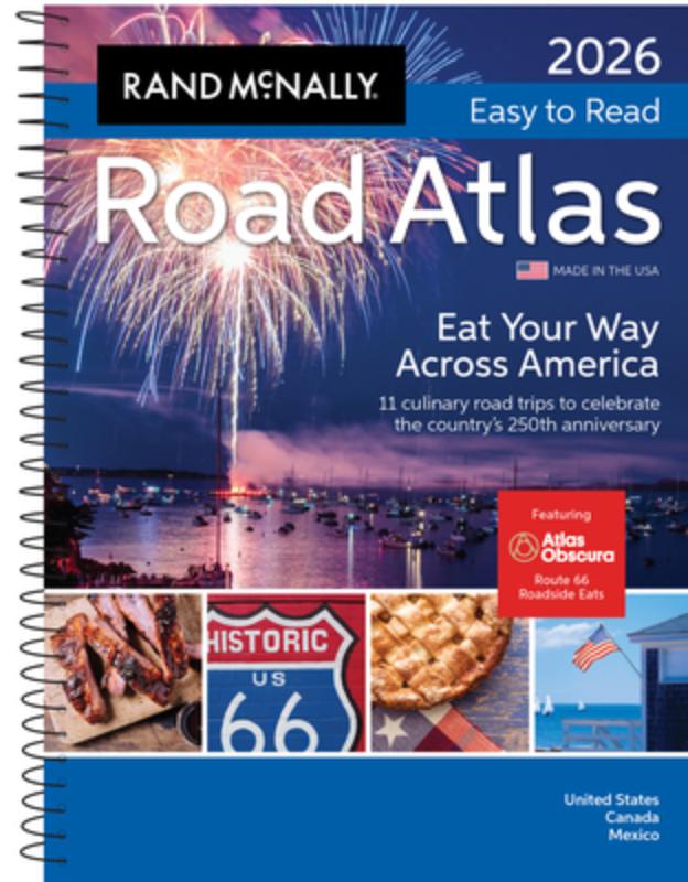 2026 Rand McNally Easy to Read Midsize Road Atlas
