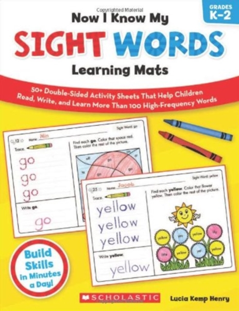 NOW I KNOW MY SIGHT WORDS LEARNING MATS,