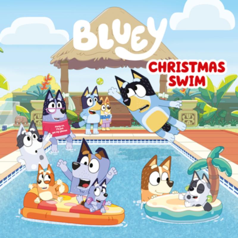 BLUEY XMAS SWIM