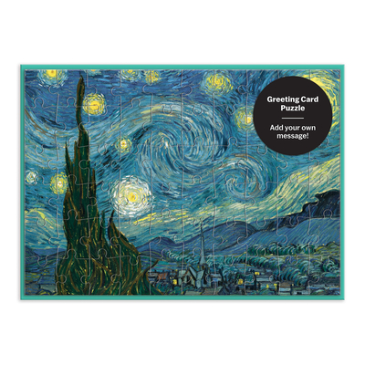 MoMA Starry Night Greeting Card Puzzle