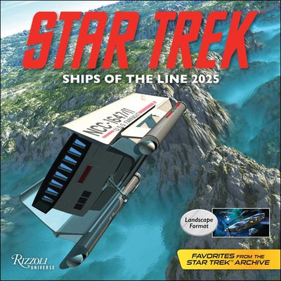 Cbs: Star Trek Ships of the Line 2025 Wall Calendar
