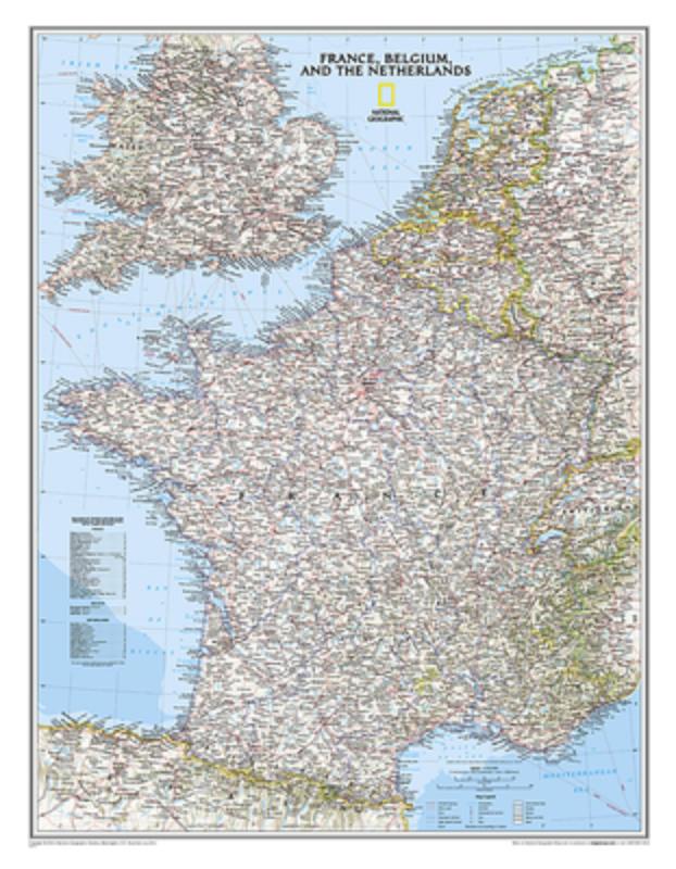 National Geographic Maps: National Geographic France, Belgiu