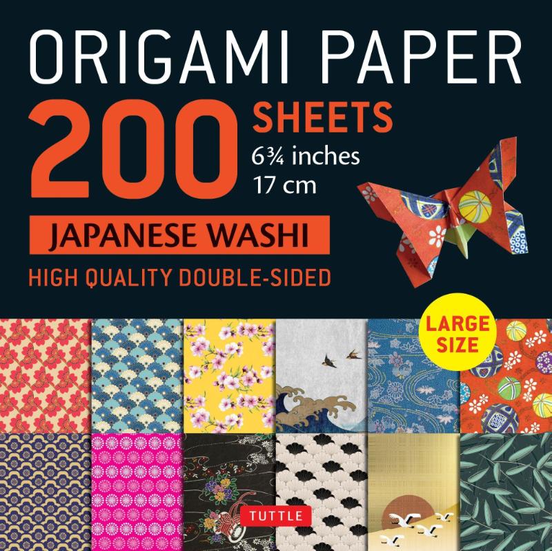 Origami Paper 200 sheets Japanese Washi Patterns 6.75 inch