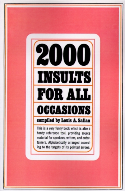 Two Thousand Insults for All Occasions