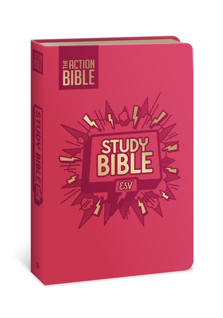 David C Cook: Action Bible Study Bible Esv, Leathersoft, Pin