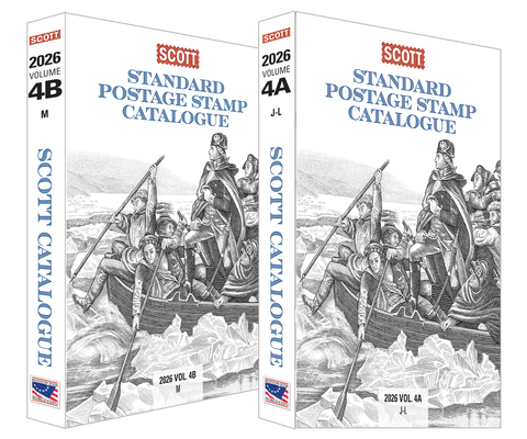 2026 Scott Stamp Postage Catalogue Volume 4: Cover Countries J-M (2 Copy Set): Scott Stamp Postage Catalogue Volume 4: Countries J-M