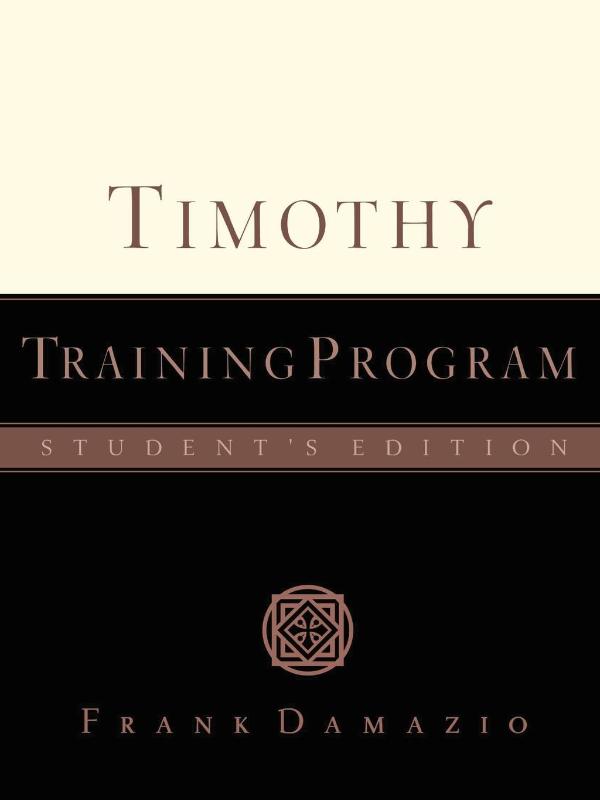 Timothy Training Program - Student Edition