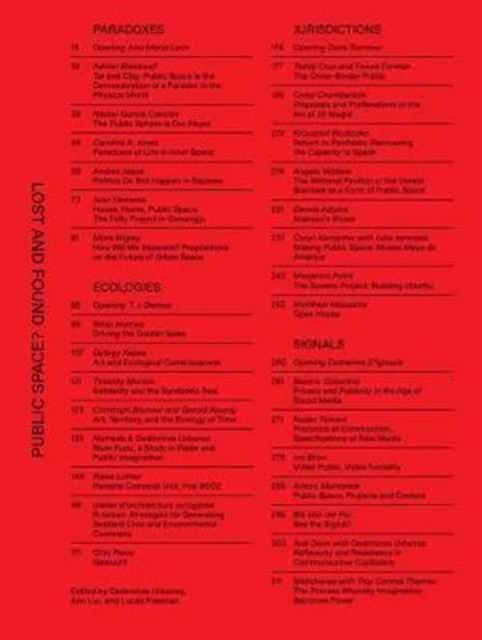 Public Space? Lost and Found