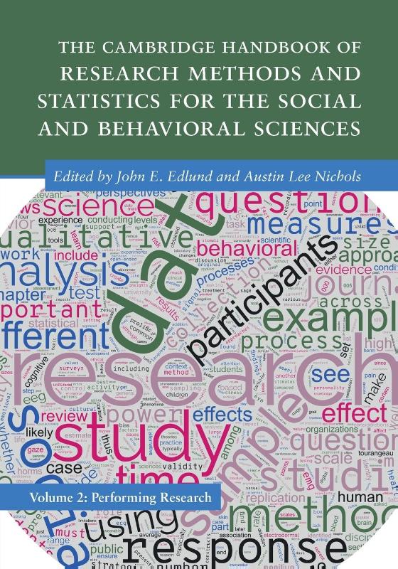 The Cambridge Handbook of Research Methods and Statistics for the Social and Behavioral Sciences: Volume 2