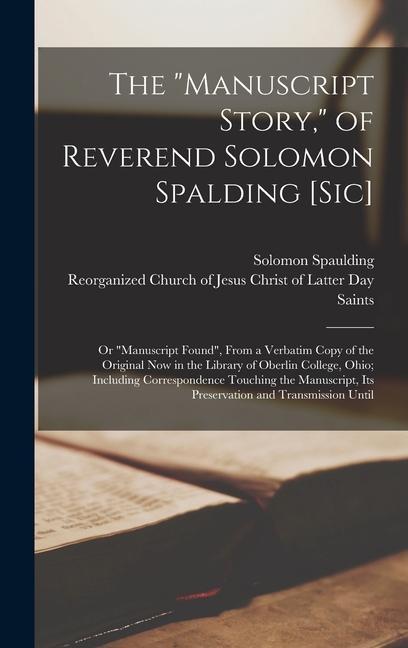 MANUSCRIPT STORY OF REVEREND S