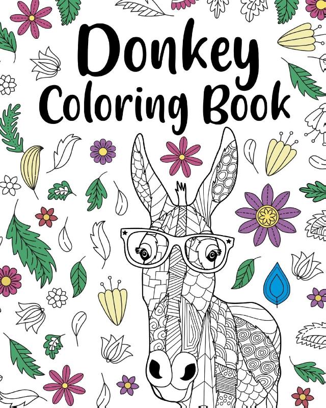 Donkey Coloring Book
