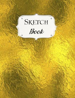 Sketch Book: Gold Sketchbook Scetchpad for Drawing or Doodling Notebook Pad for Creative Artists #9