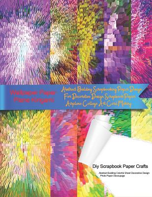 Wallpaper Paper Plane Kirigami Diy Scrapbook Paper Crafts Abstract Building Colorful Sheet Decorative Design Photo Paper Decoupage: Abstract Building