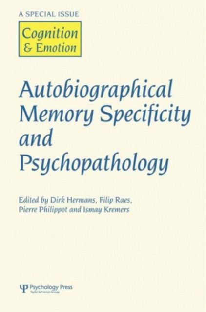 Autobiographical Memory Specificity and Psychopathology