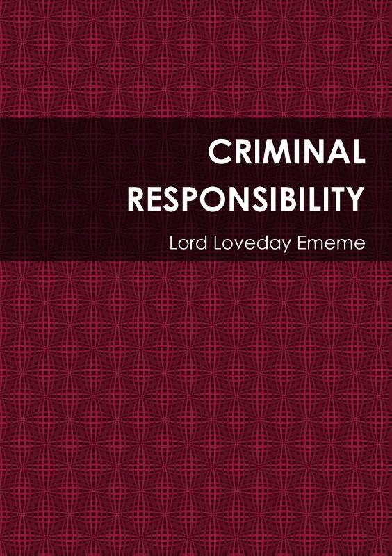 CRIMINAL RESPONSIBILITY