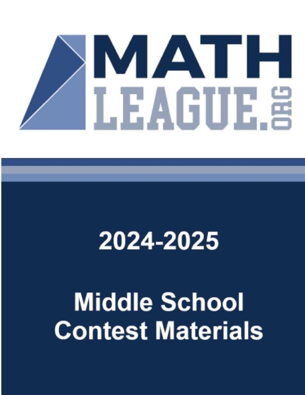 2024-2025 Middle School Contest Materials