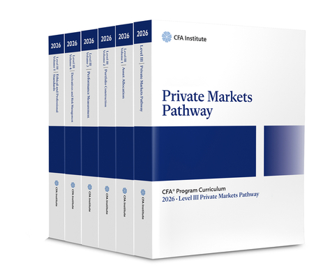 2026 CFA Program Curriculum Level III Private Markets Pathway Box Set