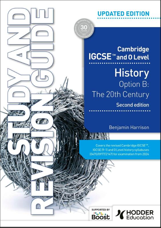 Cambridge IGCSE and O Level History Study and Revision Guide, Second Edition