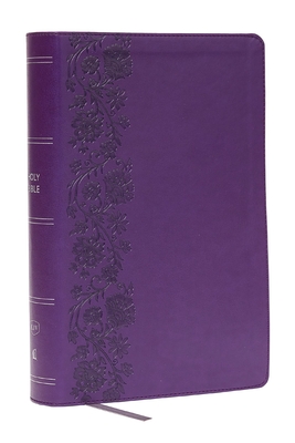 KJV Giant Print End-of-Verse Reference Bible, Purple Leathersoft, Red Letter, Comfort Print