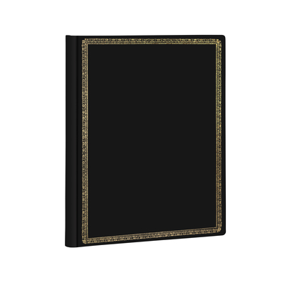 Black Edition Mini Lined Hardcover Journal (Elastic Band Closure)