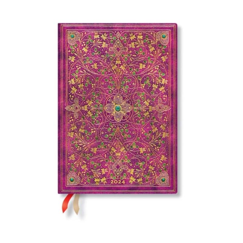 Diamond Jubilee (Sangorski & Sutcliffe) Midi 12-month Day-at-a-Time Dayplanner 2024