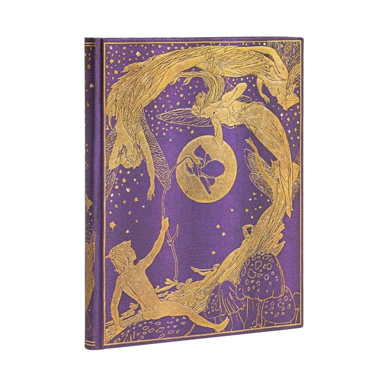 Hardcover Notizbuch Violet Fairy Ultra Liniert