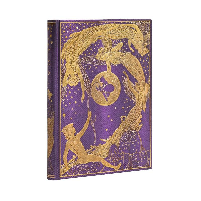 Hardcover Notizbuch Violet Fairy Midi Liniert