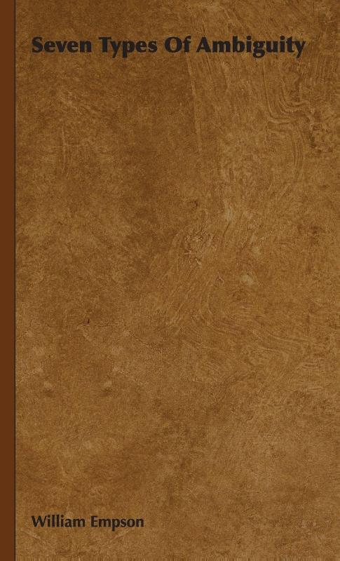 Seven Types Of Ambiguity