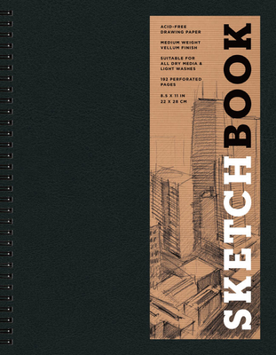 SKETCHBOOK BASIC LARGE SPIRAL BLACK