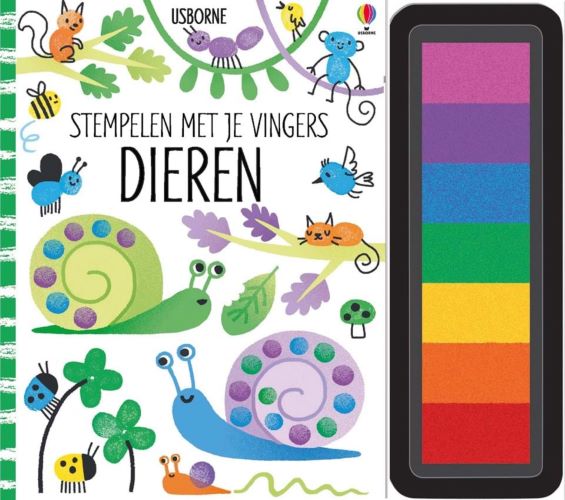 Stempelen met je vingers - Dieren