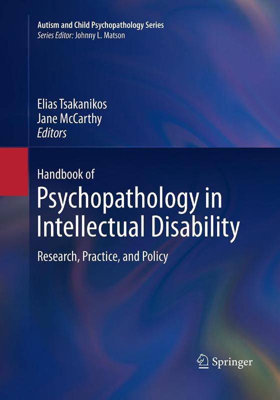 Handbook of Psychopathology in Intellectual Disability