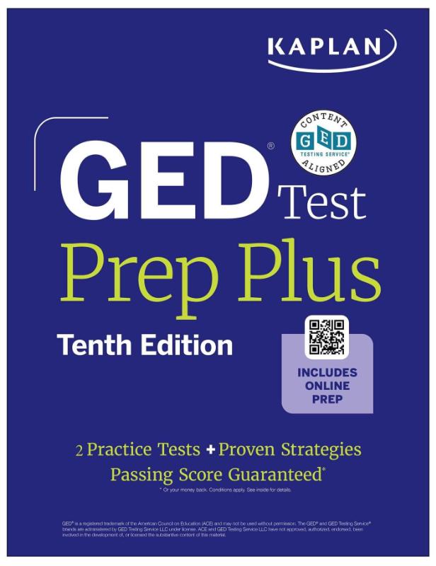 GED Test Prep Plus, Tenth Edition (2026): Includes a Diagnostic Pretest, 2 Full Length Practice Tests, 1000+ Practice Questions, and 60+ Online Videos