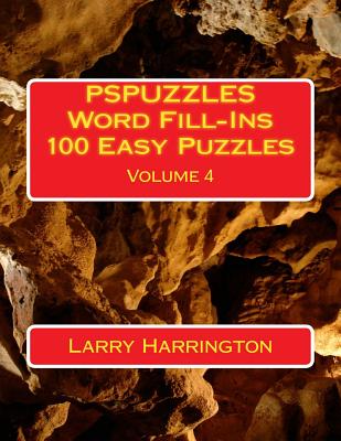 PSPUZZLES Word Fill-Ins 100 Easy Puzzles Volume 4