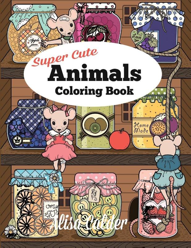 Super Cute Animals Coloring Book