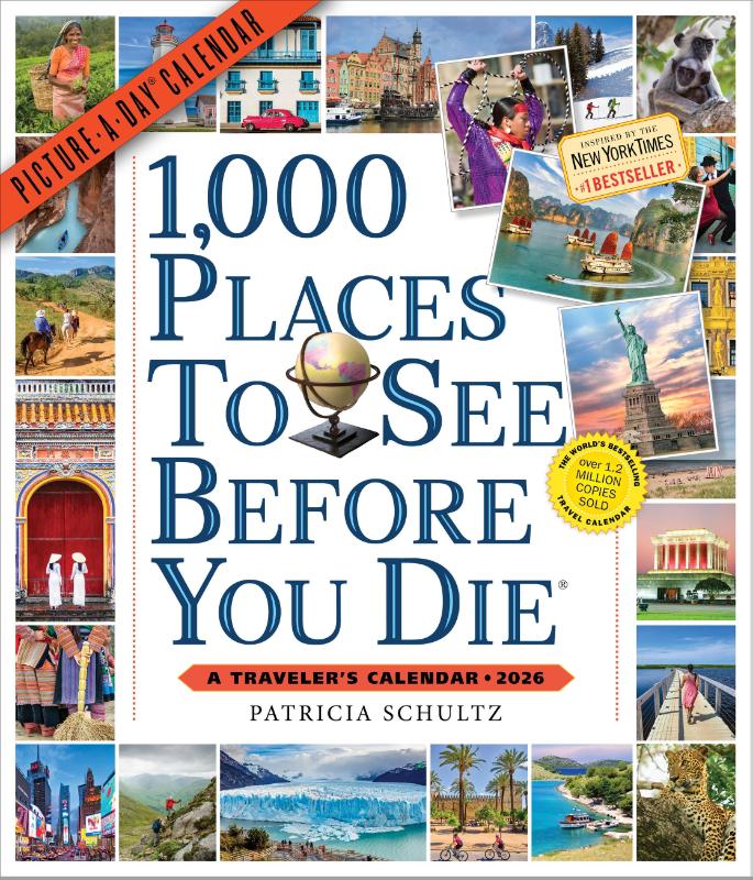 1,000 Places to See Before You Die Picture-A-Day® Wall Calendar 2026
