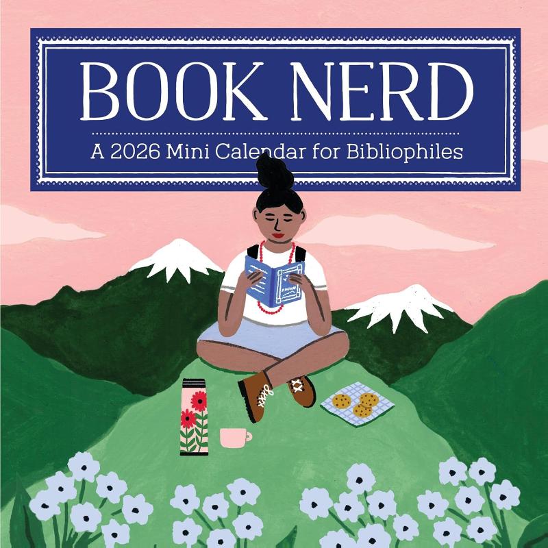 Book Nerd Mini Wall Calendar 2026