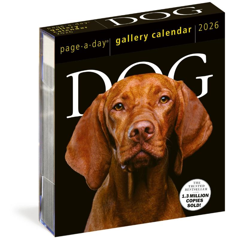 Dog Page-A-Day® Gallery Calendar 2026